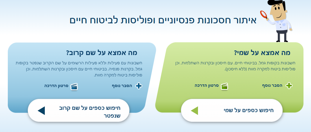 צילום מסך של אתר הר הכסף